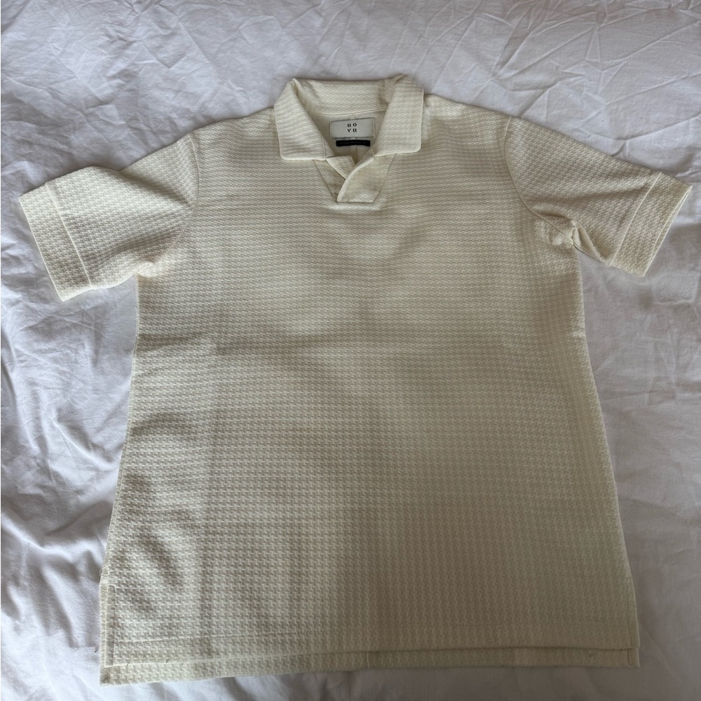 Men's Cream Polo Shirt